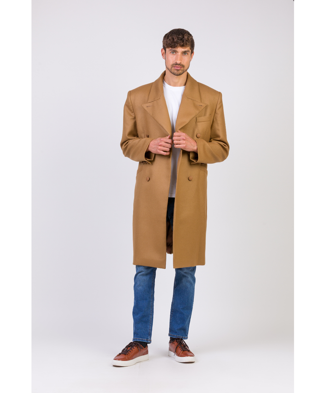 Abrigo Giorgio camel