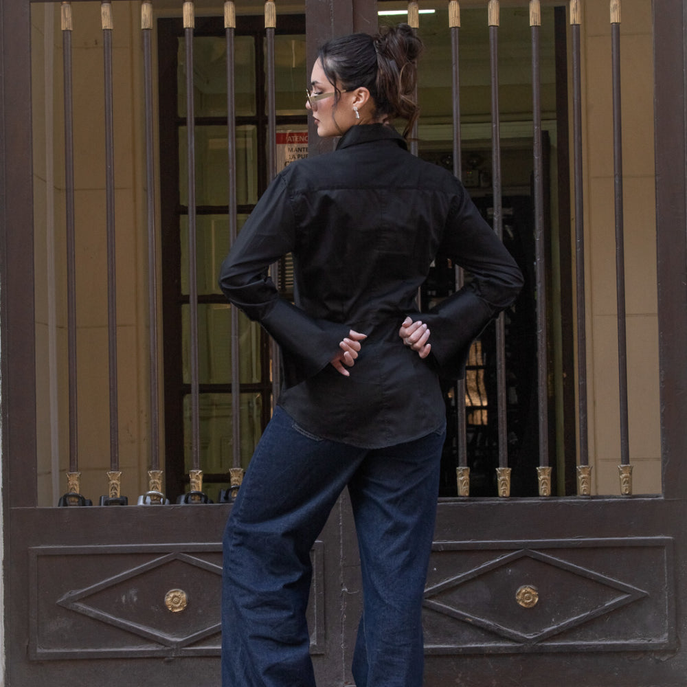 Camisa Giuseppina Segunda - Negra