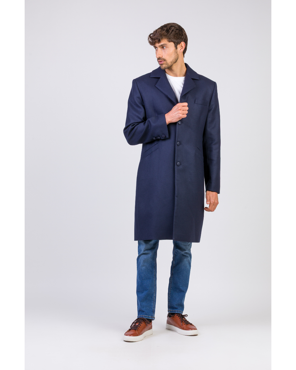 Abrigo Gianni azul marino