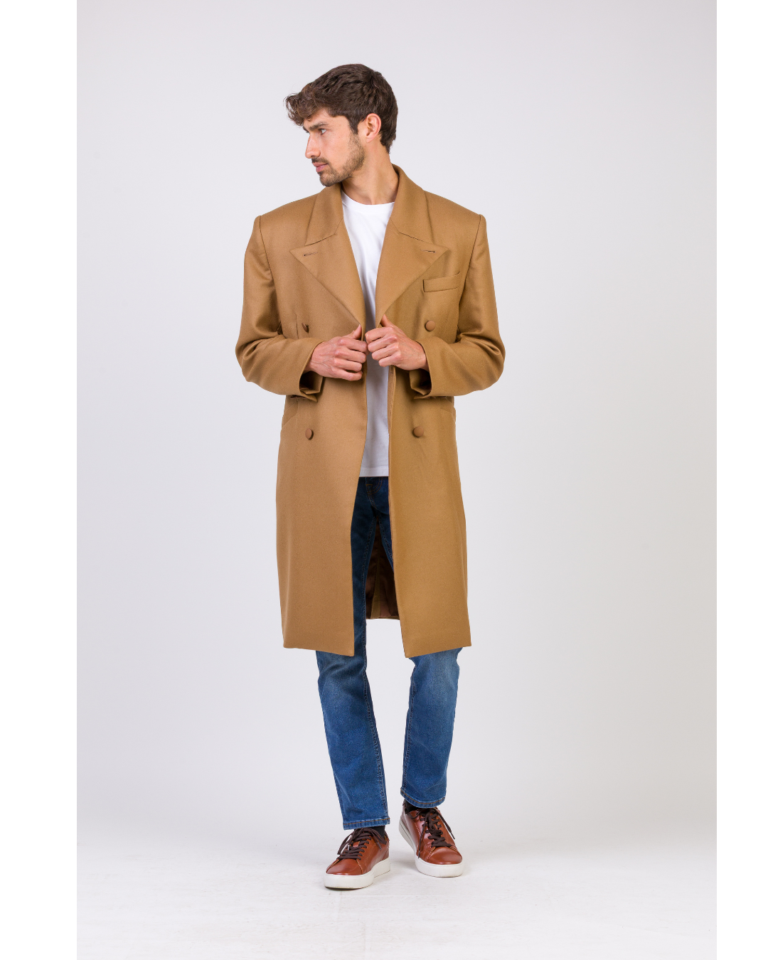 Abrigo Giorgio camel