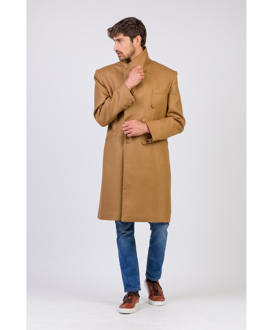 Abrigo Giorgio camel