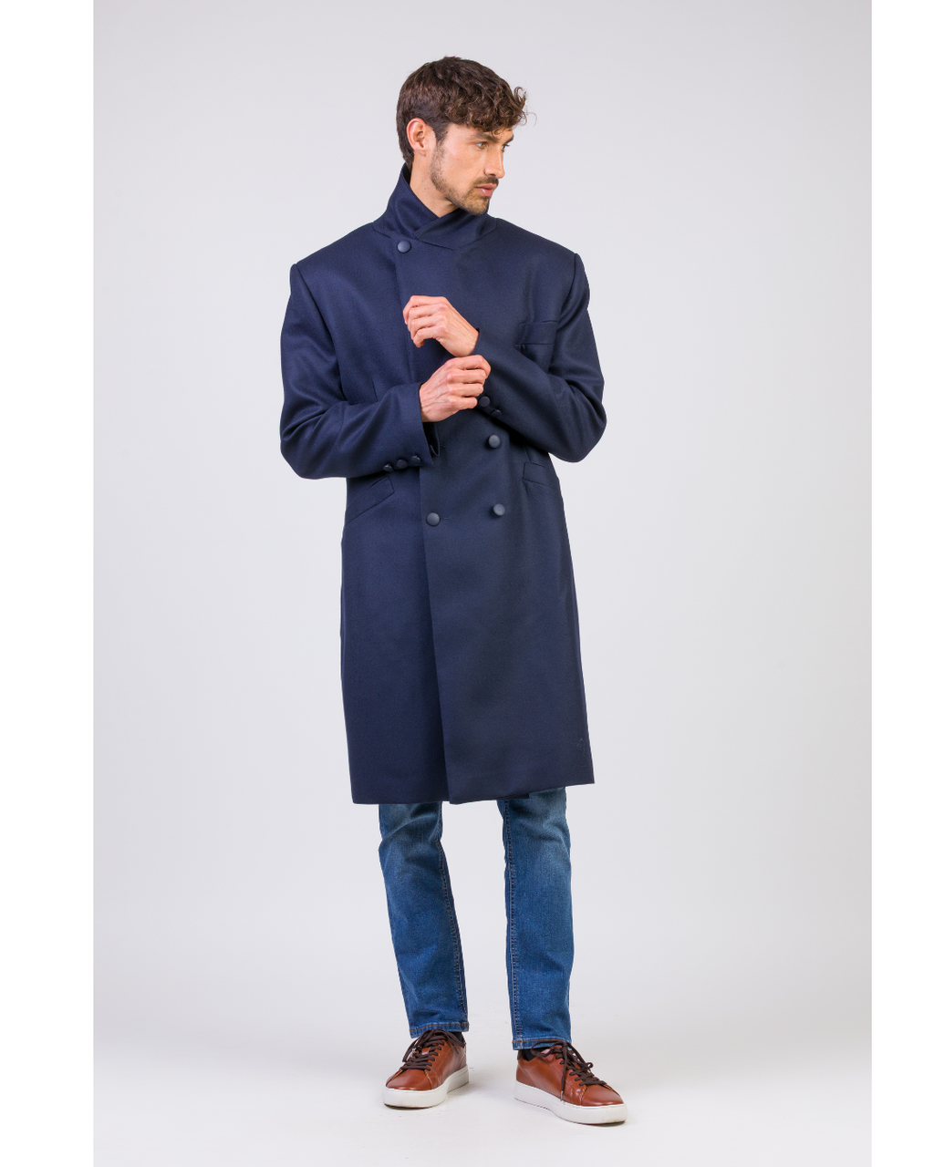 Abrigo Giorgio azul marino