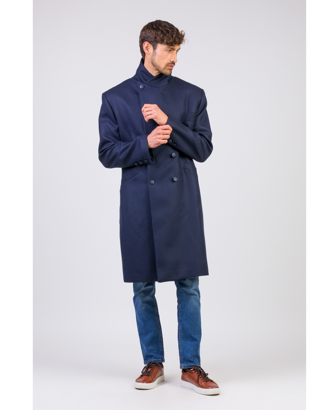 Abrigo Giorgio azul marino