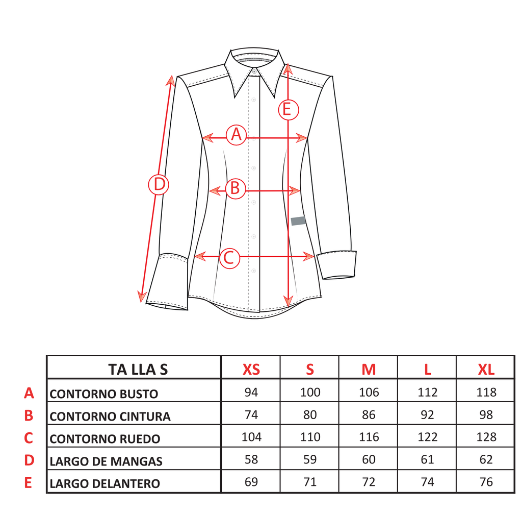 Camisa Giuseppina Segunda - blanca con lineas negras